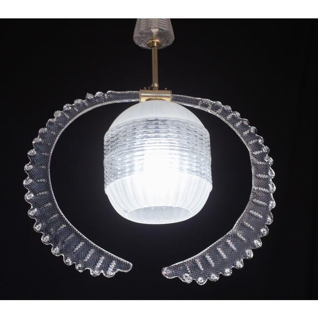 1950s Liberty Pendant Light, Murano Glass, 1950s For Sale - Image 5 of 11