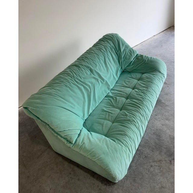 Postmod Ekornes Seafoam Sofa For Sale In Tampa - Image 6 of 12