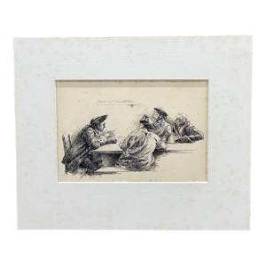 Anton Otto Fischer Nautical Pen and Ink Book Illustration
