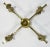 English Antique 19th C English Regency Style Brass Stand or Trivet For Sale - Image 3 of 6