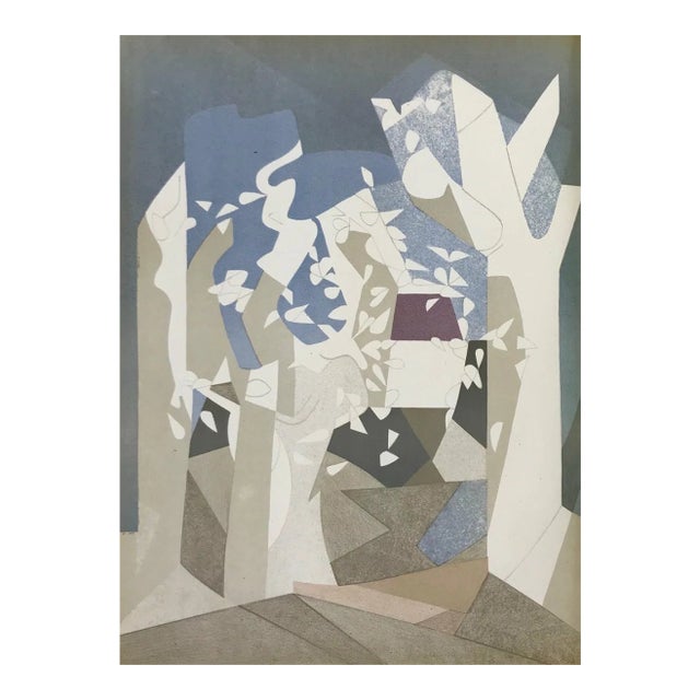 Andre Beaudin Original Lithograph -7 1961 For Sale