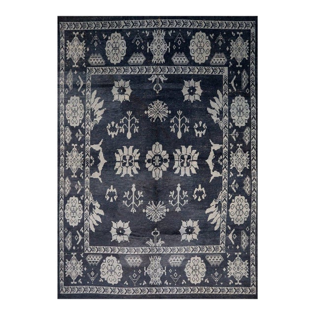 10x14 Turkish Oushak Area Rug - 111115 For Sale