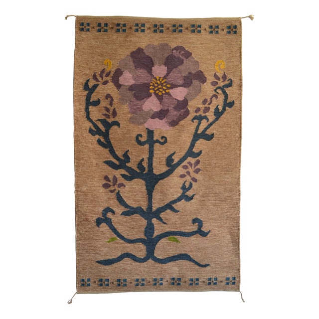 Tree of Fulfillment Handwoven Rug by Anna Charlotte Atelier For Sale