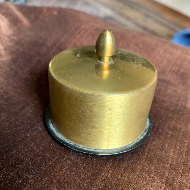 Mid 20th Century Mid 20th Century Vintage Brass Stamp Roll Holder For Sale - Image 5 of 10