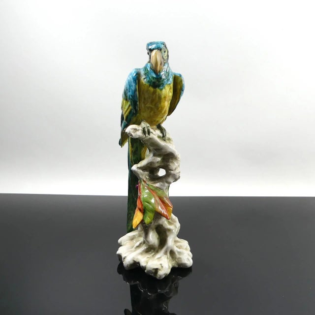 Wonderful Art Deco parrot made of ceramic. It comes from Guido Cacciapuoti and was made in Italy in the 1930s. The more...