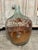 Hand Painted Antique Demi John Bottle From Normandy, France, ‘Pinot Noir’, Original Crate For Sale - Image 9 of 11