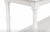 Traditional White Console Table With Glass Top For Sale In West Palm - Image 6 of 6