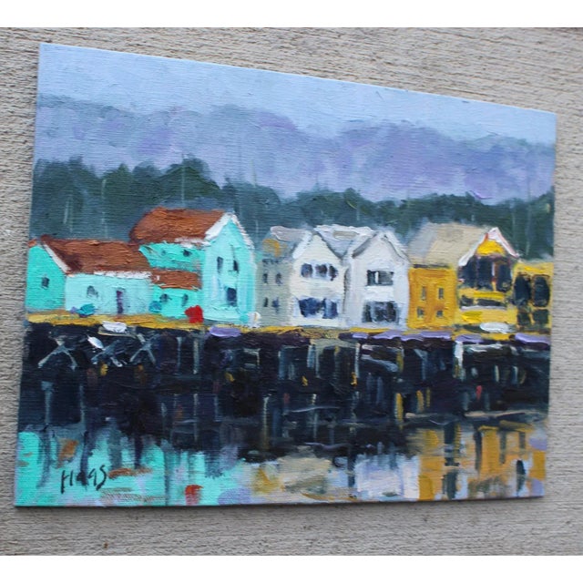 "Monterey California" Contemporary Landscape Oil Painting For Sale - Image 4 of 11