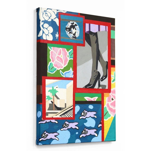 Figurative Abstract Contemporary Painting "Soap Opera" Original Artwork by Danny Brown For Sale In Los Angeles - Image 6 of 10