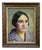 Female Portrait, 1930, Oil Painting on Wood Panel, Framed For Sale