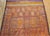 Burnt Orange Vintage Moroccan Rug, Hand-Knotted Wool, Geometric Pattern, Red & Lavender, 5’ X 13’ For Sale - Image 8 of 14