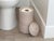 Boho Chic Artifacts Rattan Double Toilet Roll Holder in White Wash For Sale - Image 3 of 8