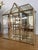 Italian Curiosity Cabinet in 14k Gold Brass For Sale - Image 16 of 16