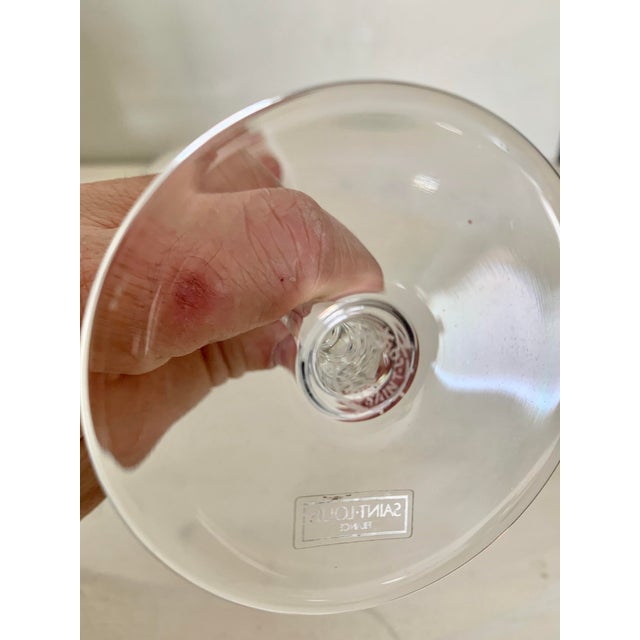 Early 21st Century Cristal Saint Louis Amadeus #3 Wine Glass For Sale - Image 5 of 7