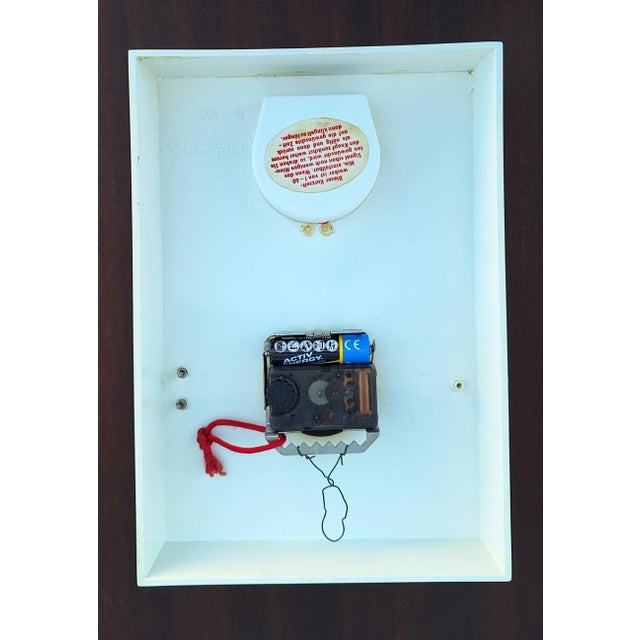 Mid-Century German Wall Clock with Integrated Egg Timer from Deweta, 1960s For Sale - Image 4 of 5