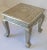 Wood 1950s Anglo-Indian Silver Wrapped Clad Side Low Table For Sale - Image 7 of 13