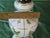 Metal Mid 20th Century Table Lamp Frosted Glass Gold Fowers Brass Hollywood Regency For Sale - Image 7 of 11