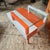 l'Orange Et Blanc Color Blocked Scheme 1953 MCM End Table For Sale - Image 4 of 15