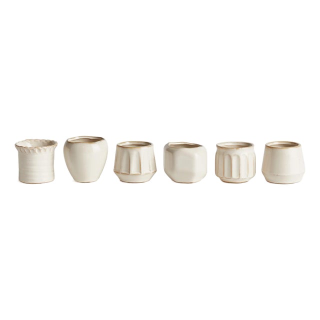 Dezie Mini Pots, Set Of 6 For Sale