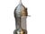 Gothic Fluted Brass Warrior Helm For Sale - Image 3 of 15