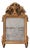 Late 18th Century French Louis XVI Crested Gilt Wood Mirror For Sale