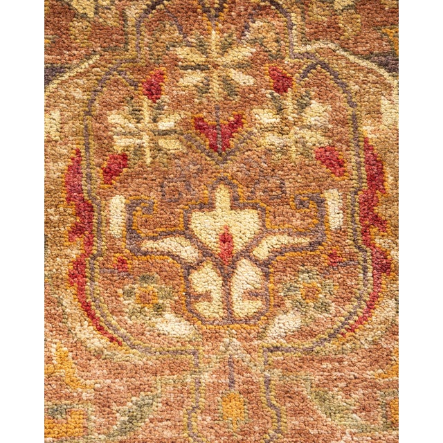 Traditional Eclectic, One-of-a-Kind Hand-Knotted Area Rug - Brown, 6' 3" x 8' 9" For Sale - Image 3 of 8