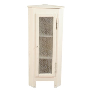 Small Vintage Corner Display Cabinet For Sale