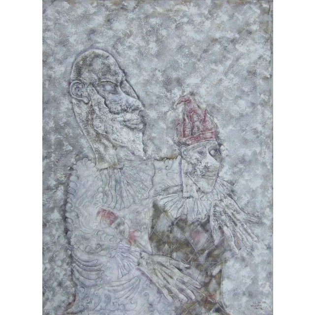 Contemporary Sax Berlin Pierrot and the Harlequin 1992 For Sale - Image 3 of 3