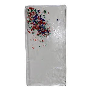 Mid-Century Murano Hand Cast Glass Panel