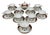 Vintage Finest Porcelain Tea Coffee Service for Nine People, Set of 19 For Sale