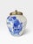 Mid-Century Dutch Hand-Painted Delft Blue Tobacco Jar with Brass Lid, Holland, 1960s For Sale - Image 6 of 17
