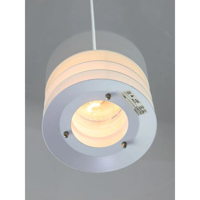 Scandinavian Duett Acrylic Glass and Metal Pendant Lamp from Landskrona Sweden, 1990s For Sale - Image 10 of 18