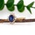 1.85cts Ceylon Sapphire Ring With Earth Mined Diamonds in Solid 14k Yellow Gold, Size 6.75 For Sale - Image 4 of 7