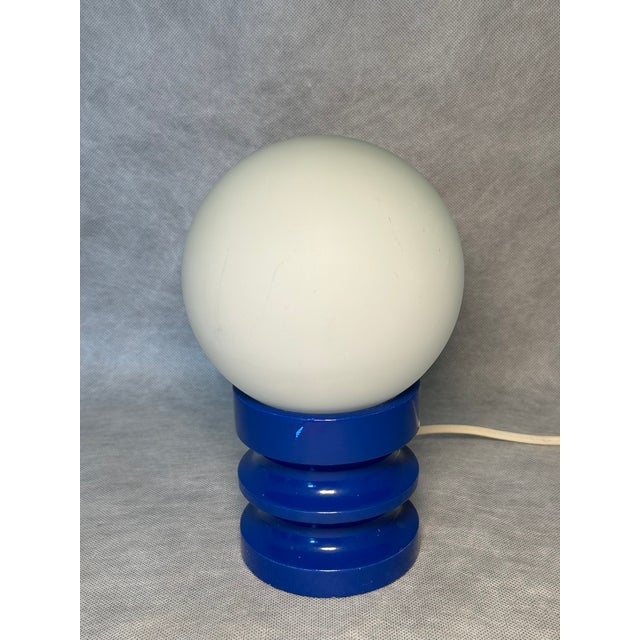 Space Age Table Lamp with Spherical Shade, Germany, 1970s For Sale - Image 10 of 10