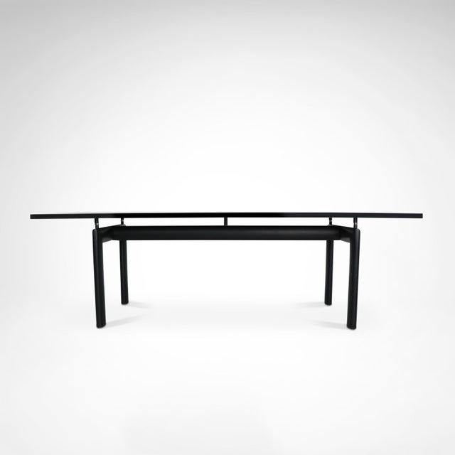 LC6 Dining Table in Glass and Metal by Le Corbusier for Cassina, 1990s For Sale - Image 11 of 11
