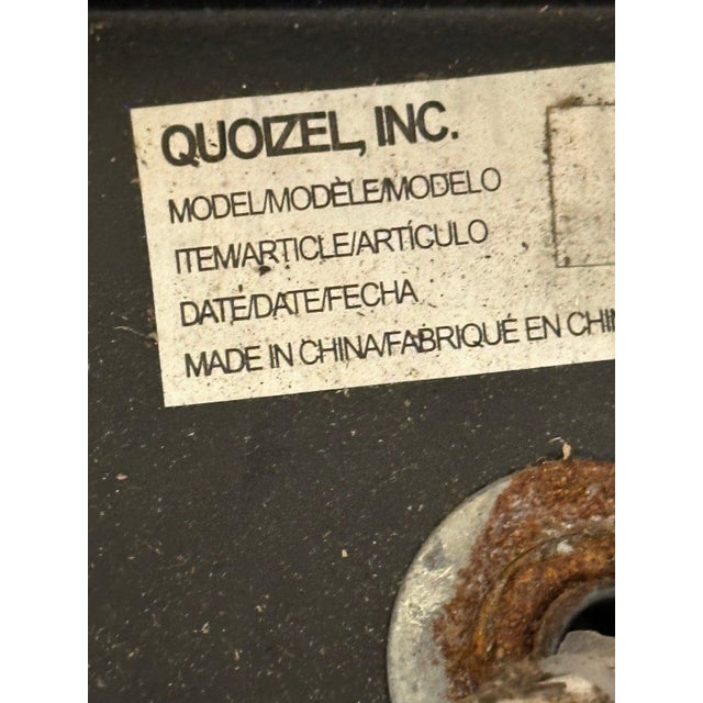 Quoizel Black Steel Porch Wall Light Lanterns Art Modern Contemporary For Sale - Image 4 of 8