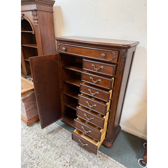 American Jessica McClintock for American Drew Romance Collection Lingerie Chiffonier For Sale - Image 3 of 12