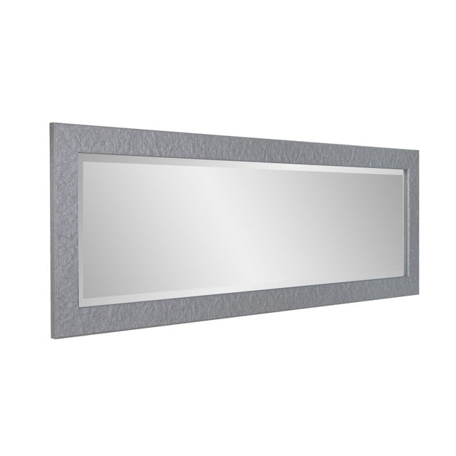 Gray Stucco Dressing Mirror - Gray For Sale - Image 8 of 11