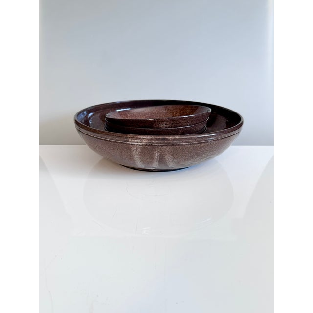 Boho Chic Handmade Bowls from Serocka, Germany, 1970s, Set of 5 For Sale - Image 3 of 15