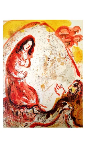 Marc Chagall - The Bible - Rachel - Original Lithograph 1960