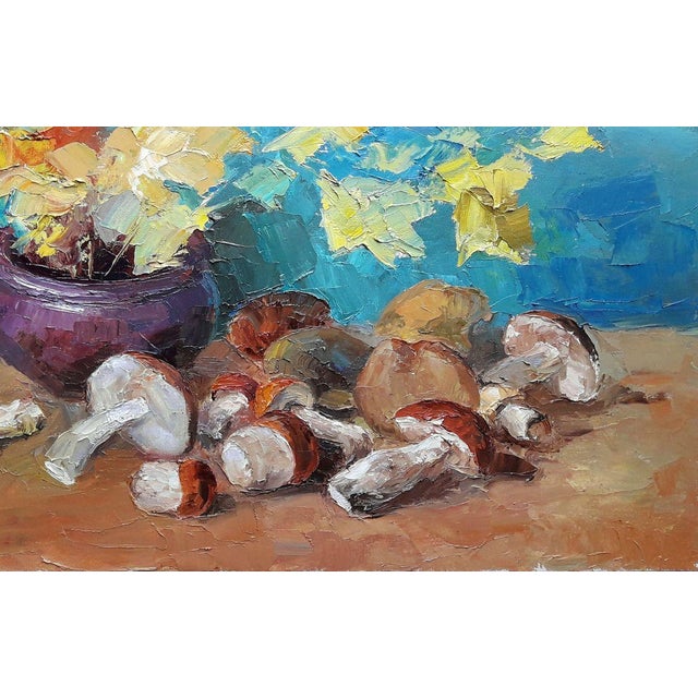 Oil Painting Mushroom Time Serdyuk Boris Petrovich For Sale - Image 6 of 8