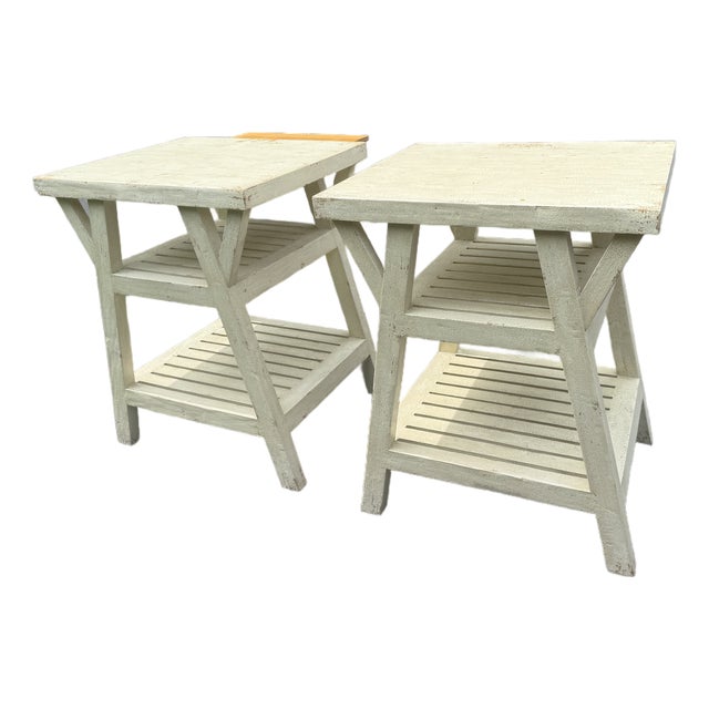 Munder Skiles Pair of Side Tables, “Orchard Stand” For Sale