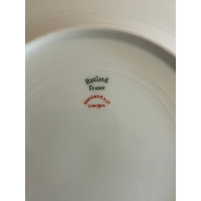 Vintage Haviland & Co. Limoges Gold Scalloped Rim Salad Plates, Set of 10, France For Sale - Image 13 of 13