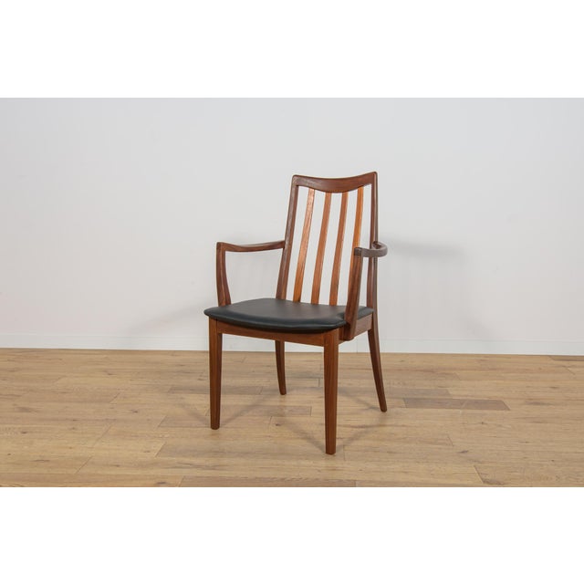 1960s Mid-Century Teak and Leather Dining Chairs by Leslie Dandy for G-Plan, 1960s, Set of 8 For Sale - Image 5 of 18