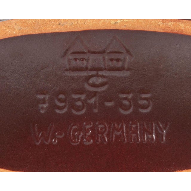 Brown Carstens Tönnieshof “Luxus” West German Vase With Chain For Sale - Image 8 of 8
