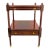 1980s Bombay Regency Style Cherry Finish Two Tier Side End Table For Sale