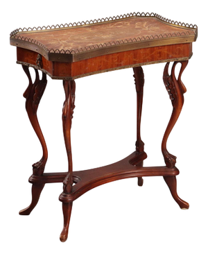 Small Antique Fruit Wood Bois de Rose Table, 20th Century