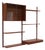 Modern Danish Teak 2-Bay Modular Wall Unit by Poul Cadovius for Cado, 1960s For Sale