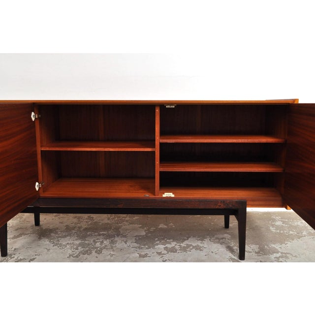 Vintage Sideboard in Ash and Mahogany by František Mezulanik, 1960s For Sale - Image 11 of 14