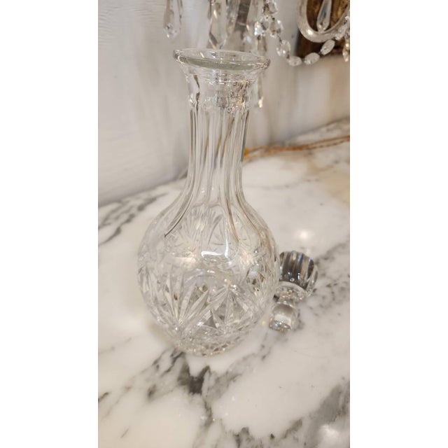 Glass Early 20th Century Waterford Crystal Decanter For Sale - Image 7 of 8